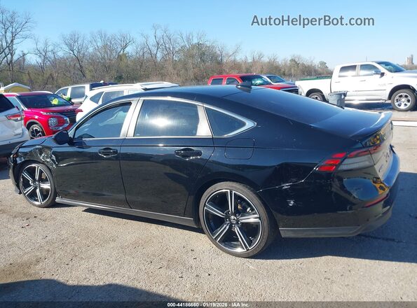 1HGCY2F51PA008294 2023 HONDA ACCORD HYBRID Черный Панорамный вид салона 360°