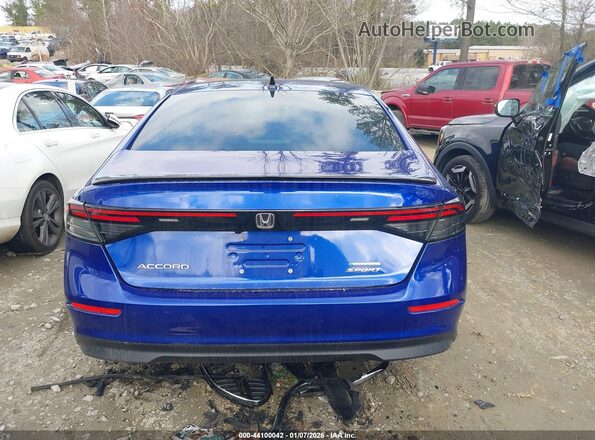 1HGCY2F52PA045256 2023 HONDA ACCORD HYBRID Синий 