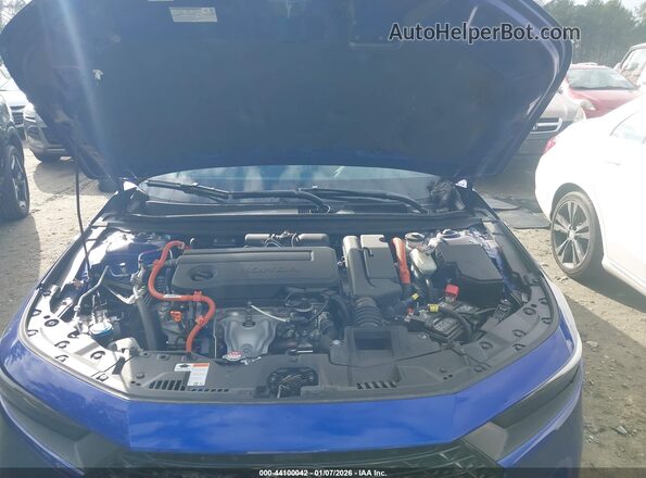 1HGCY2F52PA045256 2023 HONDA ACCORD HYBRID Синий Вид сзади