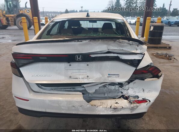 1HGCY2F56PA060780 2023 HONDA ACCORD HYBRID Белый Вид спереди