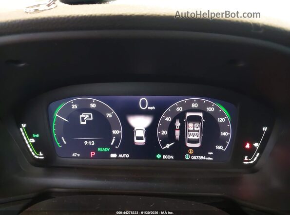 1HGCY2F56PA060780 2023 HONDA ACCORD HYBRID Белый Вид задних сидений