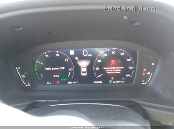 1HGCY2F57SA023293 2025 HONDA ACCORD HYBRID Белый Вид задних сидений