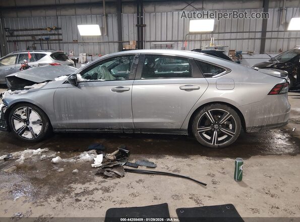 1HGCY2F58PA022094 2023 HONDA ACCORD HYBRID Серебряный Панорамный вид салона 360°