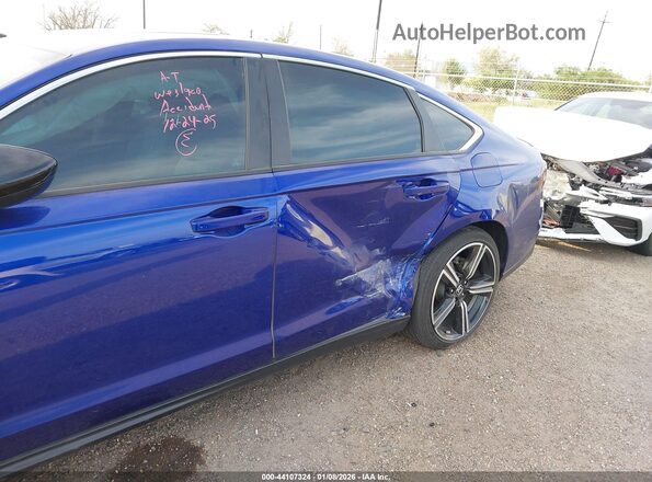 1HGCY2F58RA095825 2024 HONDA ACCORD HYBRID Синий Вид спереди