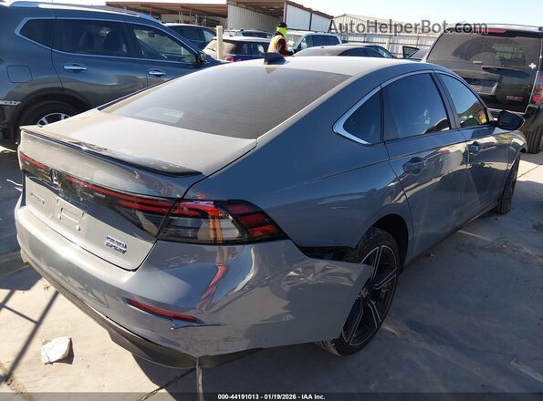 1HGCY2F58SA031399 2025 HONDA ACCORD HYBRID Light Blue Задняя правая четверть