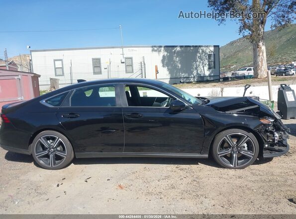 1HGCY2F58SA091778 2025 HONDA ACCORD HYBRID Черный Вид задней части салона