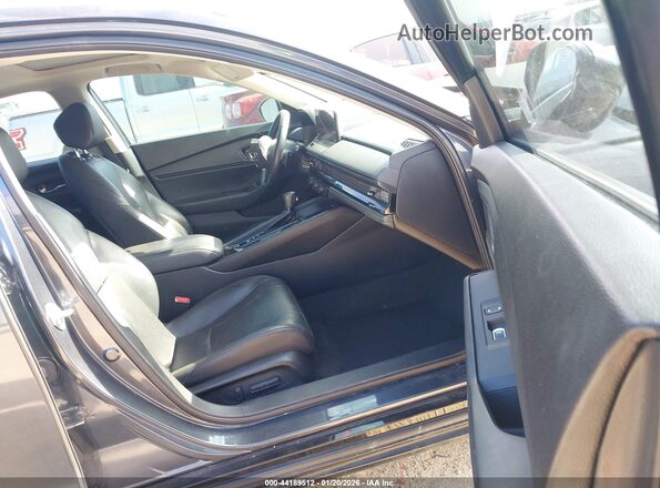 1HGCY2F60PA061920 2023 HONDA ACCORD HYBRID Серый Вид салона спереди