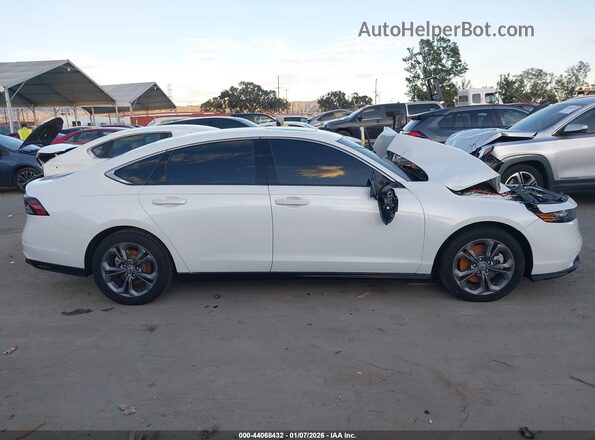1HGCY2F62RA059685 2024 HONDA ACCORD HYBRID Белый Вид задней части салона