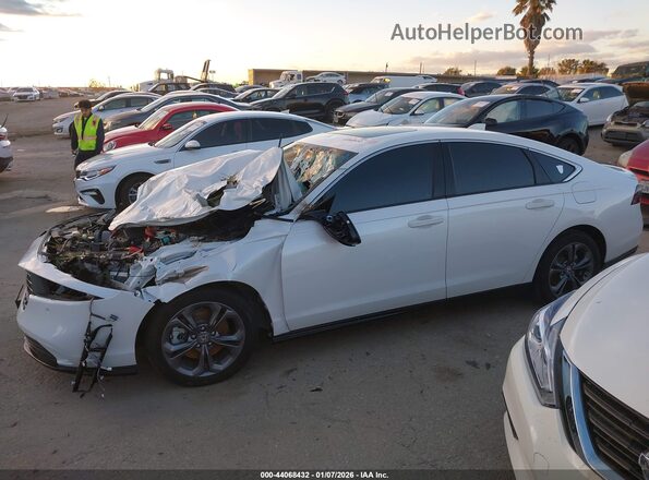 1HGCY2F62RA059685 2024 HONDA ACCORD HYBRID Белый Панорамный вид салона 360°