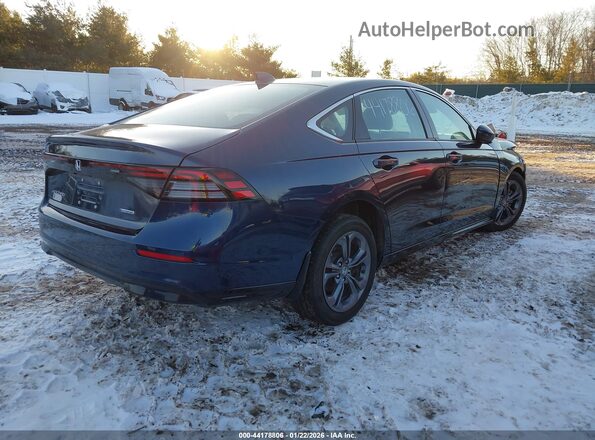 1HGCY2F63SA067591 2025 HONDA ACCORD HYBRID Dark Blue Задняя правая четверть
