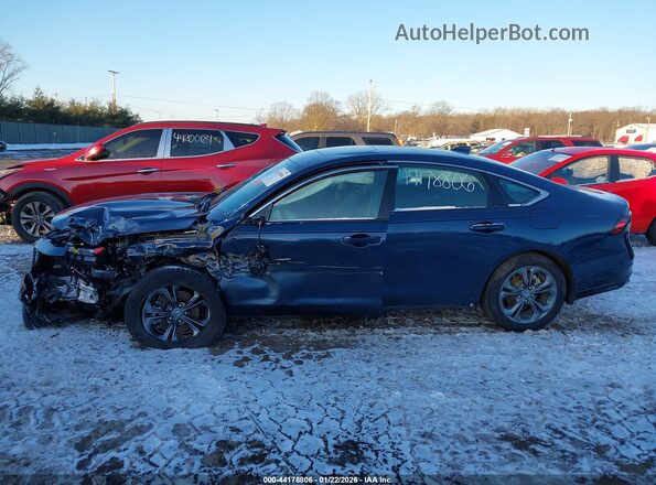 1HGCY2F63SA067591 2025 HONDA ACCORD HYBRID Dark Blue Панорамный вид салона 360°
