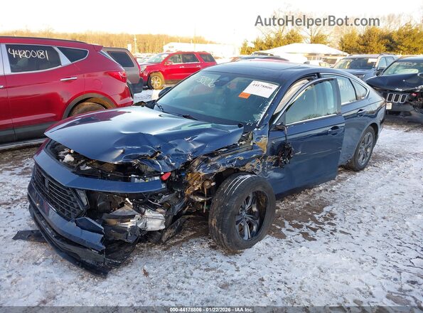 1HGCY2F63SA067591 2025 HONDA ACCORD HYBRID Dark Blue Вид спереди