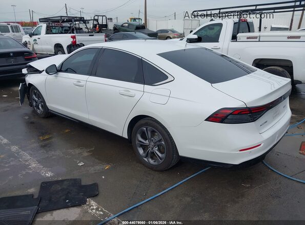 1HGCY2F64RA080487 2024 HONDA ACCORD HYBRID Белый Задняя левая четверть