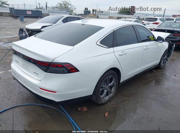 1HGCY2F64RA080487 2024 HONDA ACCORD HYBRID Белый Задняя правая четверть