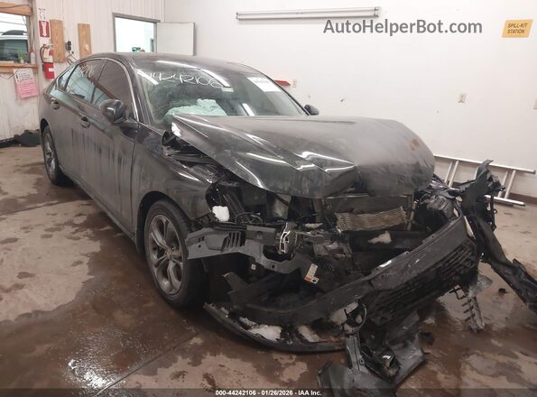 1HGCY2F65PA008176 2023 HONDA ACCORD HYBRID Черный Передняя правая четверть