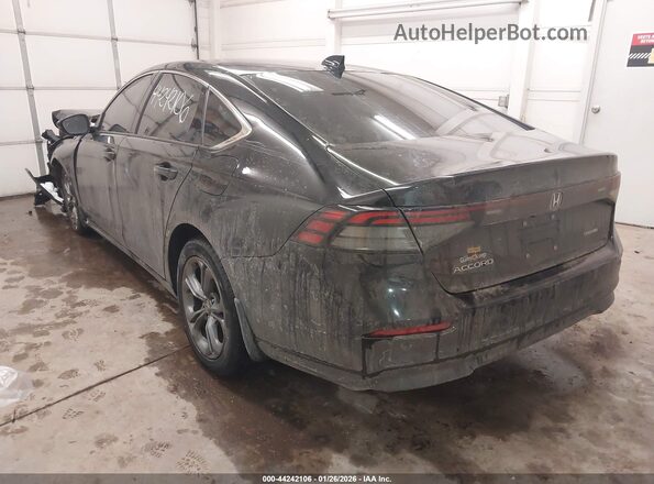 1HGCY2F65PA008176 2023 HONDA ACCORD HYBRID Черный Задняя левая четверть