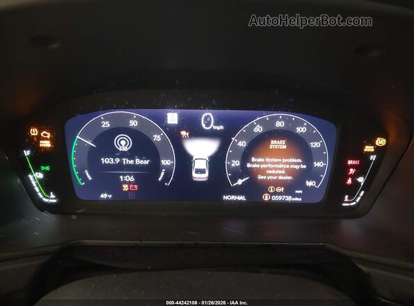 1HGCY2F65PA008176 2023 HONDA ACCORD HYBRID Черный Вид задних сидений
