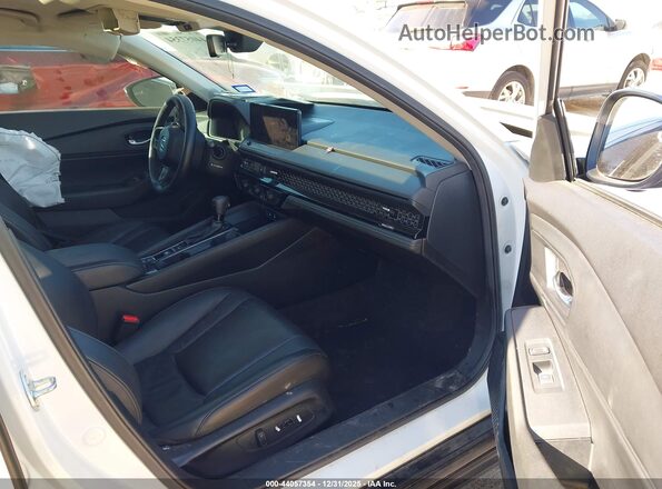 1HGCY2F69RA074443 2024 HONDA ACCORD HYBRID Белый Вид салона спереди