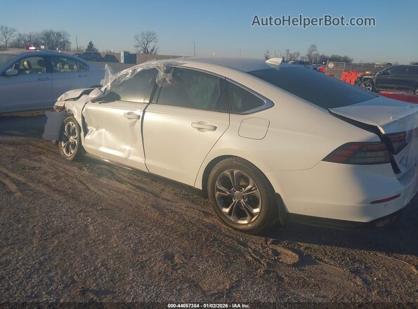 1HGCY2F69RA074443 2024 HONDA ACCORD HYBRID Белый Задняя левая четверть