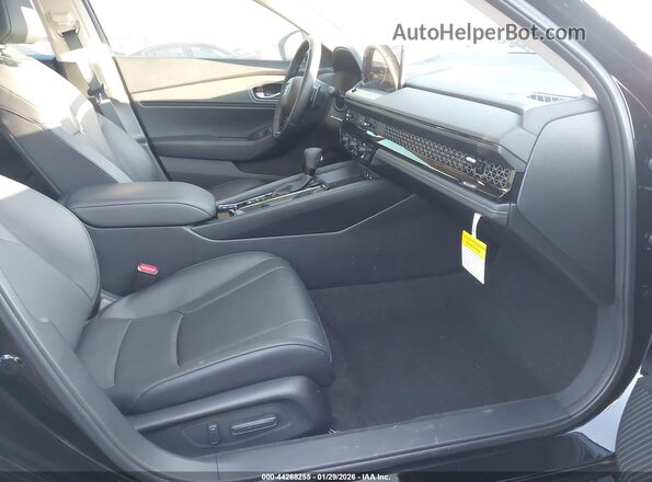 1HGCY2F6XSA088924 2025 HONDA ACCORD HYBRID Черный Вид салона спереди