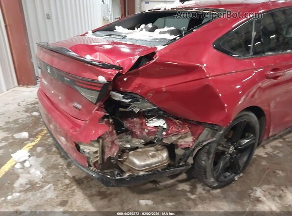 1HGCY2F71PA002075 2023 HONDA ACCORD HYBRID Красный Вид спереди