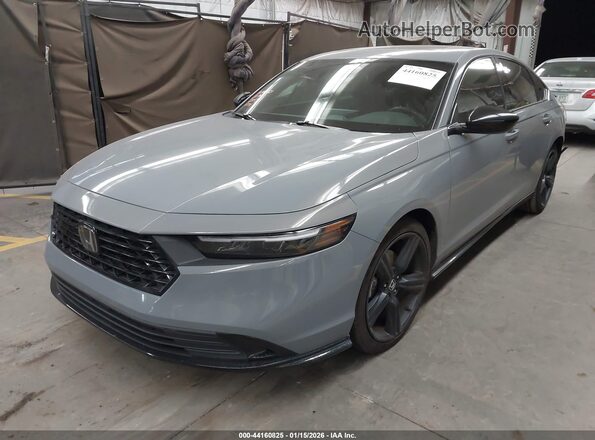 1HGCY2F71SA000738 2025 HONDA ACCORD HYBRID Синий Передняя левая четверть