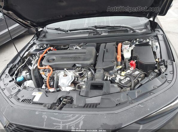 1HGCY2F72RA083901 2024 HONDA ACCORD HYBRID Черный Вид сзади