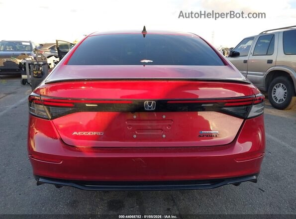 1HGCY2F73PA049026 2023 HONDA ACCORD HYBRID Красный 