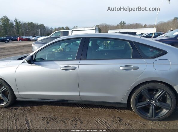 1HGCY2F75PA026055 2023 HONDA ACCORD HYBRID Серебряный Панорамный вид салона 360°