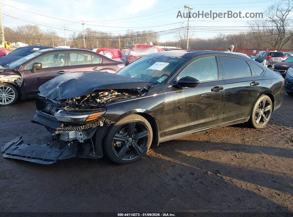 1HGCY2F77PA039986 2023 HONDA ACCORD HYBRID Черный 
