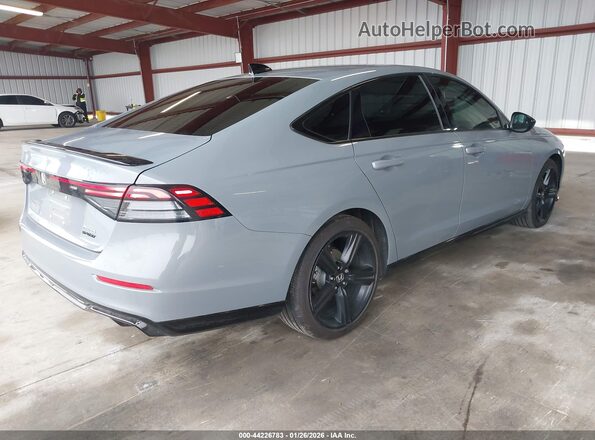 1HGCY2F79SA052943 2025 HONDA ACCORD HYBRID Gray Trasero derecho