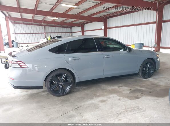 1HGCY2F79SA052943 2025 HONDA ACCORD HYBRID Gray Vista interior trasera