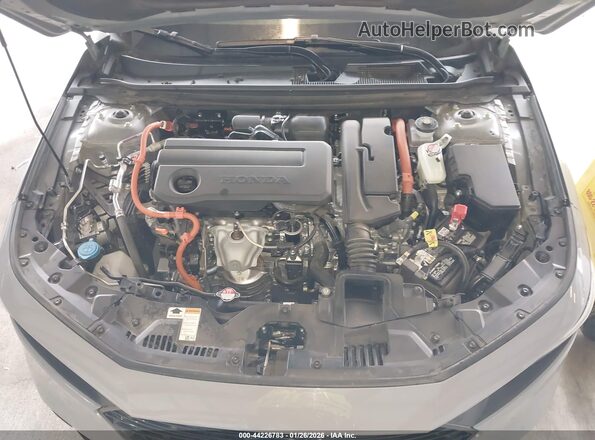 1HGCY2F79SA052943 2025 HONDA ACCORD HYBRID Gray Vista trasera