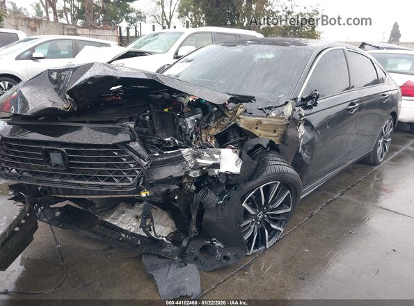 1HGCY2F80SA073558 2025 HONDA ACCORD HYBRID Черный Передняя левая четверть
