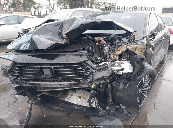 1HGCY2F80SA073558 2025 HONDA ACCORD HYBRID Черный Вид спереди