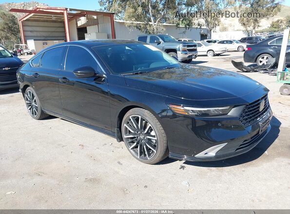 1HGCY2F81SA025499 2025 HONDA ACCORD HYBRID Черный Передняя правая четверть