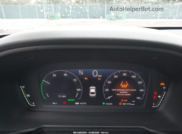 1HGCY2F83SA084554 2025 HONDA ACCORD HYBRID Серый Вид задних сидений
