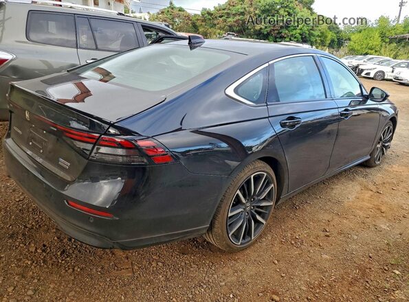 1HGCY2F85RA041120 2024 HONDA ACCORD Черный Задняя правая четверть