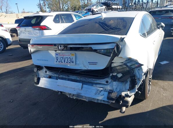 1HGCY2F87RA025162 2024 HONDA ACCORD HYBRID Белый Вид спереди