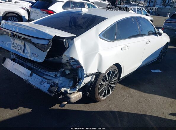 1HGCY2F87RA025162 2024 HONDA ACCORD HYBRID Белый Задняя правая четверть