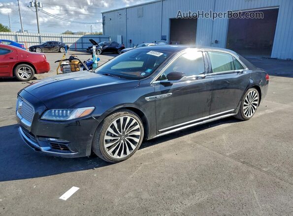 1LN6L9AP0H5602859 2017 LINCOLN CONTINENTA Черный Передняя левая четверть