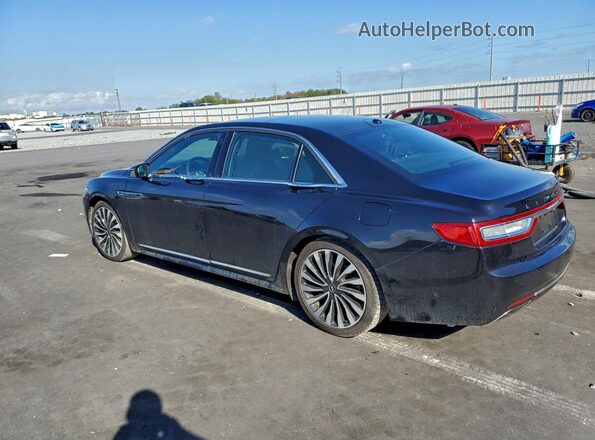1LN6L9AP0H5602859 2017 LINCOLN CONTINENTA Черный Задняя левая четверть