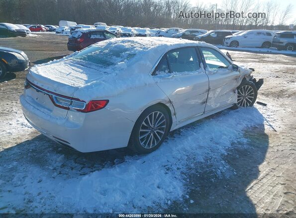 1LN6L9TP7H5614262 2017 LINCOLN CONTINENTA Белый Задняя правая четверть