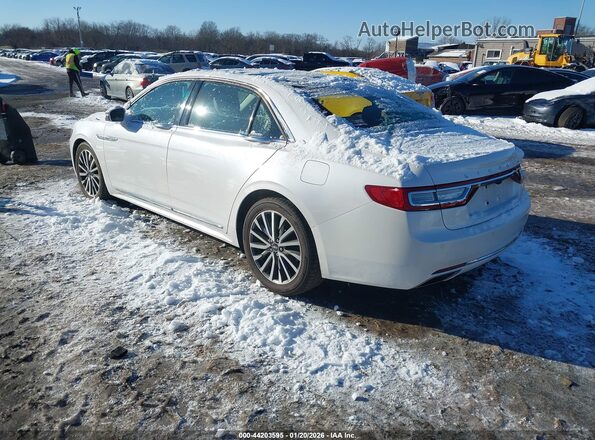 1LN6L9TP7H5614262 2017 LINCOLN CONTINENTA Белый Задняя левая четверть