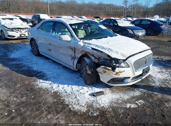 1LN6L9TP7H5614262 2017 LINCOLN CONTINENTA Белый Передняя правая четверть