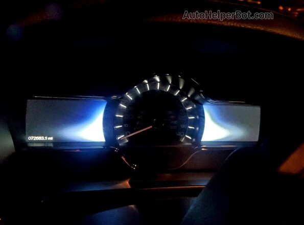 1LNHL9DK8GG602989 2016 LINCOLN MKS Black Widok zestawu wskaźników