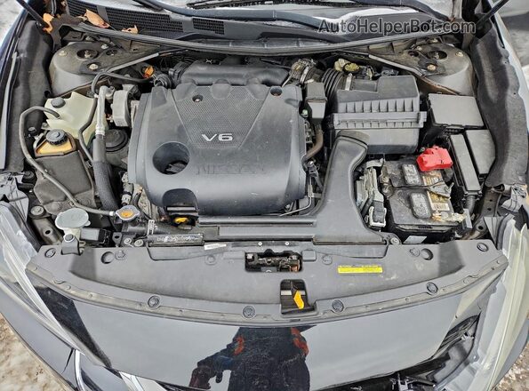 1N4AA6AP1GC422714 2016 NISSAN MAXIMA Black Widok wnętrza z tyłu