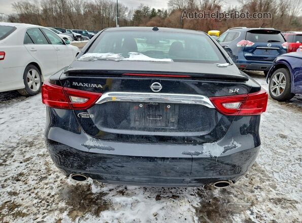 1N4AA6AP1GC422714 2016 NISSAN MAXIMA Black Widok z tyłu