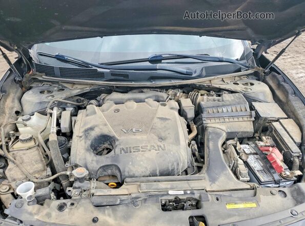 1N4AA6AP3JC393451 2018 NISSAN MAXIMA Черный Вид задней части салона