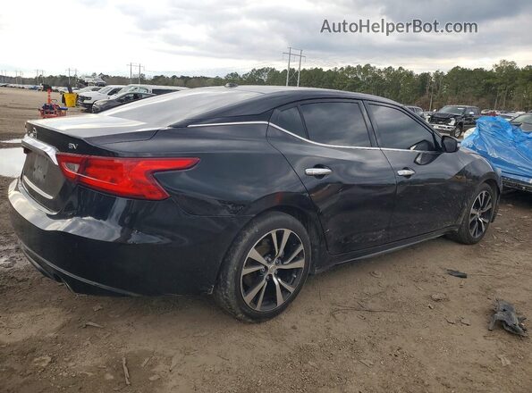 1N4AA6AP3JC393451 2018 NISSAN MAXIMA Черный Задняя правая четверть